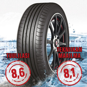 Nankang Sportnex AS-2+ TM- ja Tuulilasi-testimenestys 215/55-17 98W